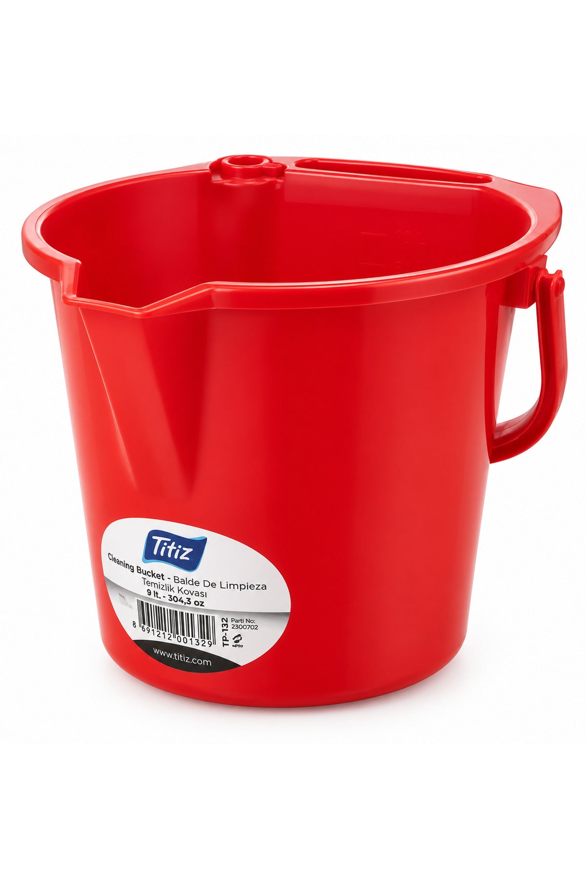 9 Litre Saplı Plastik Temizlik Kovası Pratik Ev Tipi Kova