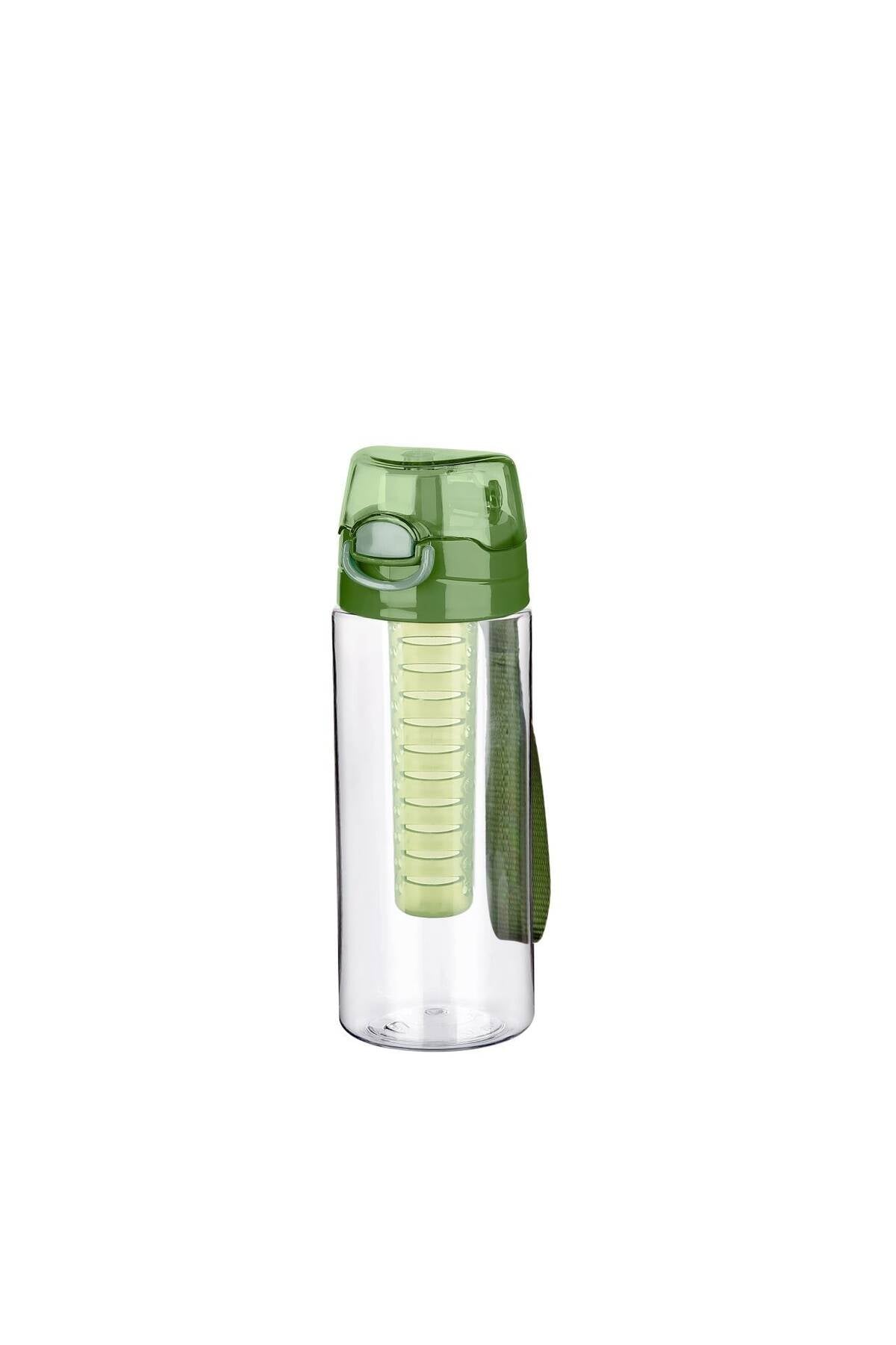 Filtreli Detox Kilitli Kapak Polikarbon Suluk Matara 500 ml - Yeşil